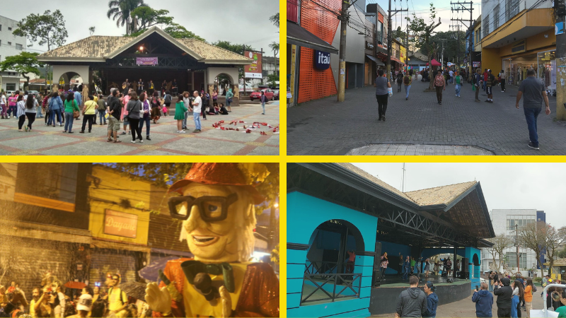 Ribeirão Pires: sai o palco da praça, tira o calçadão e o que sobra para o presente?